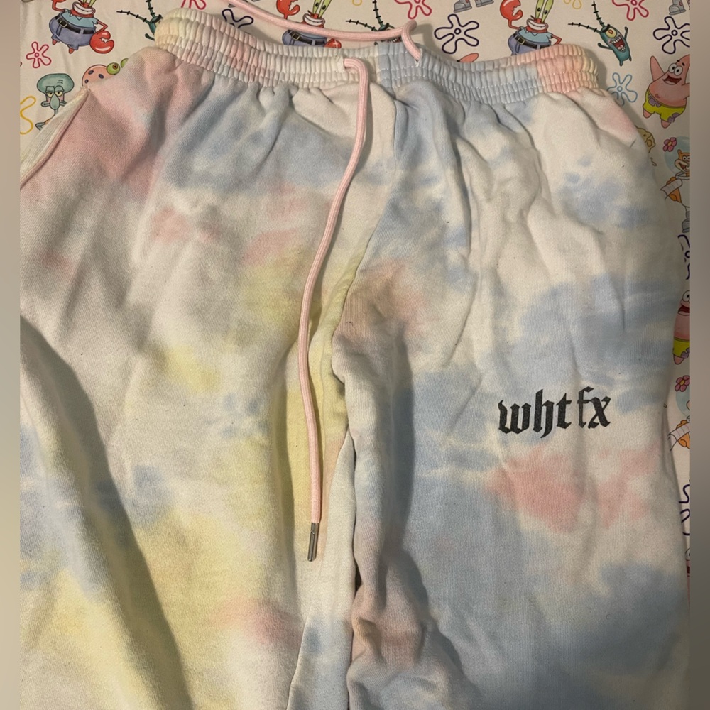 White fox boutique Tie-Dye joggers